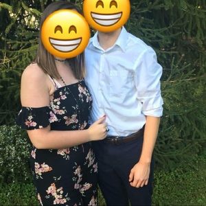 Black & Floral Jumpsuit